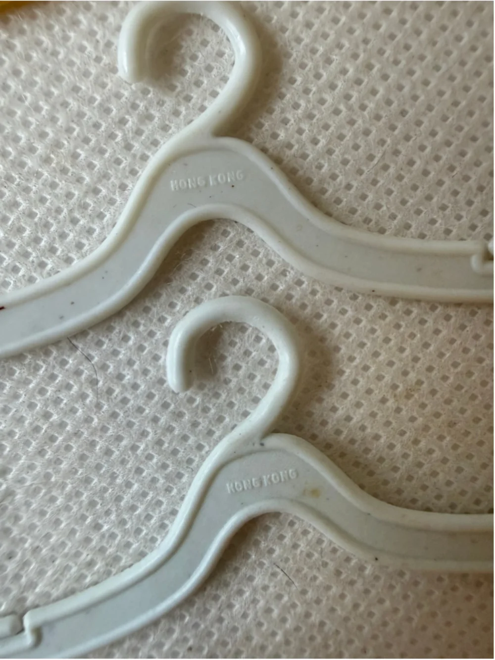 Vintage Lot of 9 Barbie - Clone -Doll Hangers accessories Plastic Hong Kong